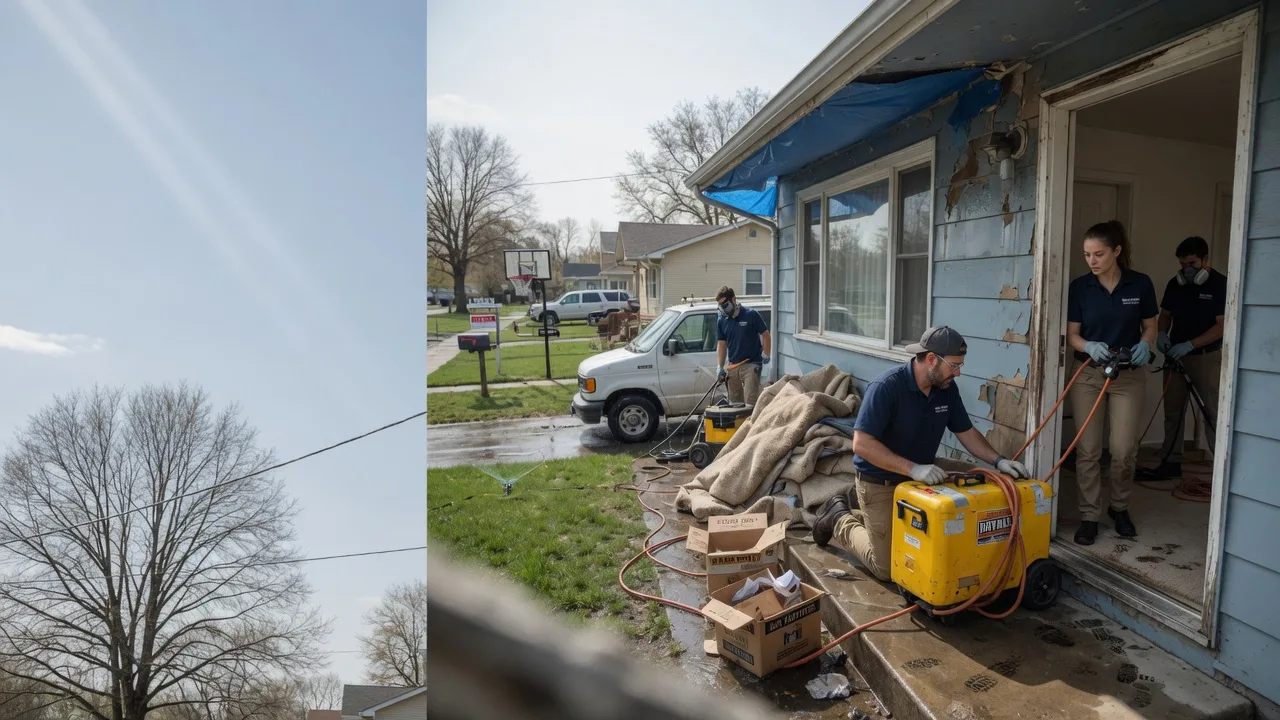 Basement Flood Cleanup in Gypsum, KS near me